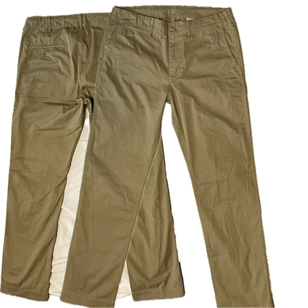 BUCK MASON Drawstring Khakis Waist 31”-33” Style #BM14071.553